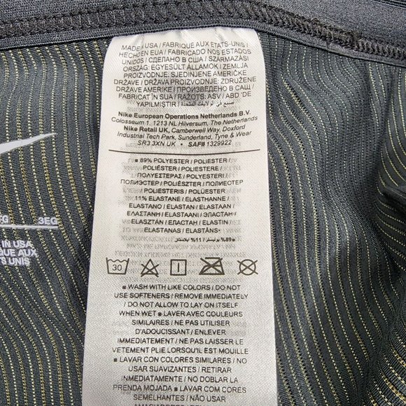 Nike Pro Elite Official Racing Yellow  Tights Men’s 3XL CW2706-000 Made In USA - Picture 10 of 11